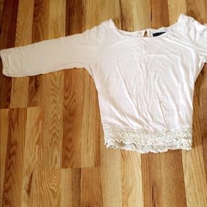 Blush colored children's blouse